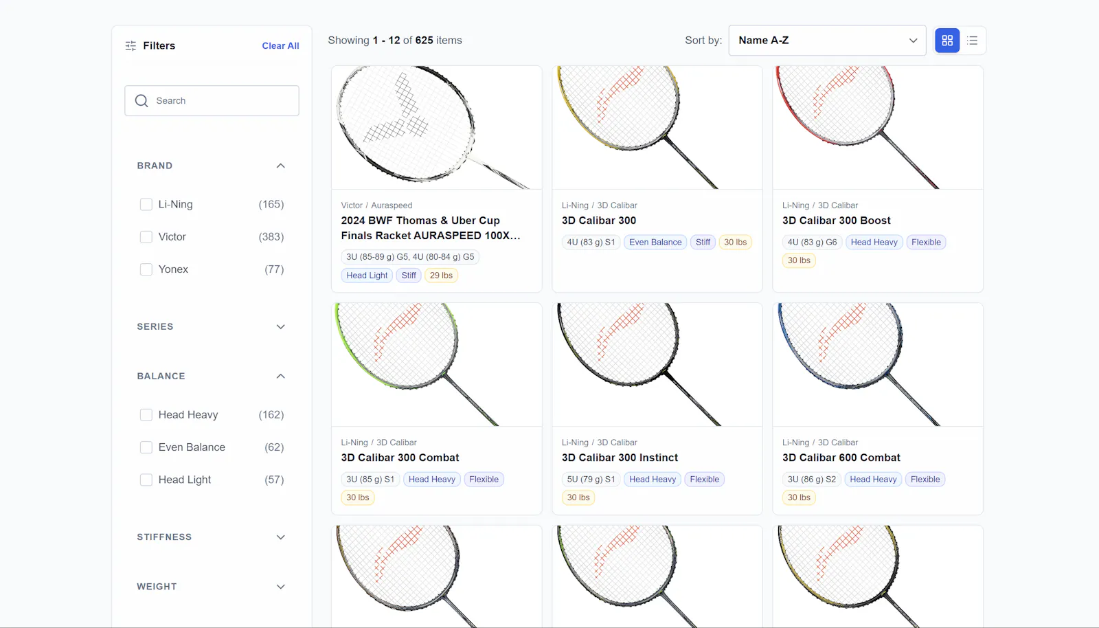 RacketDex screenshot 2