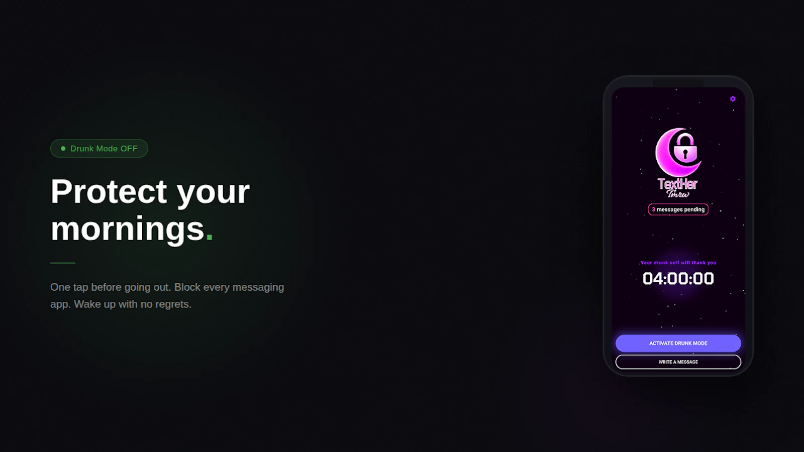 TextHerTomorrow screenshot 1