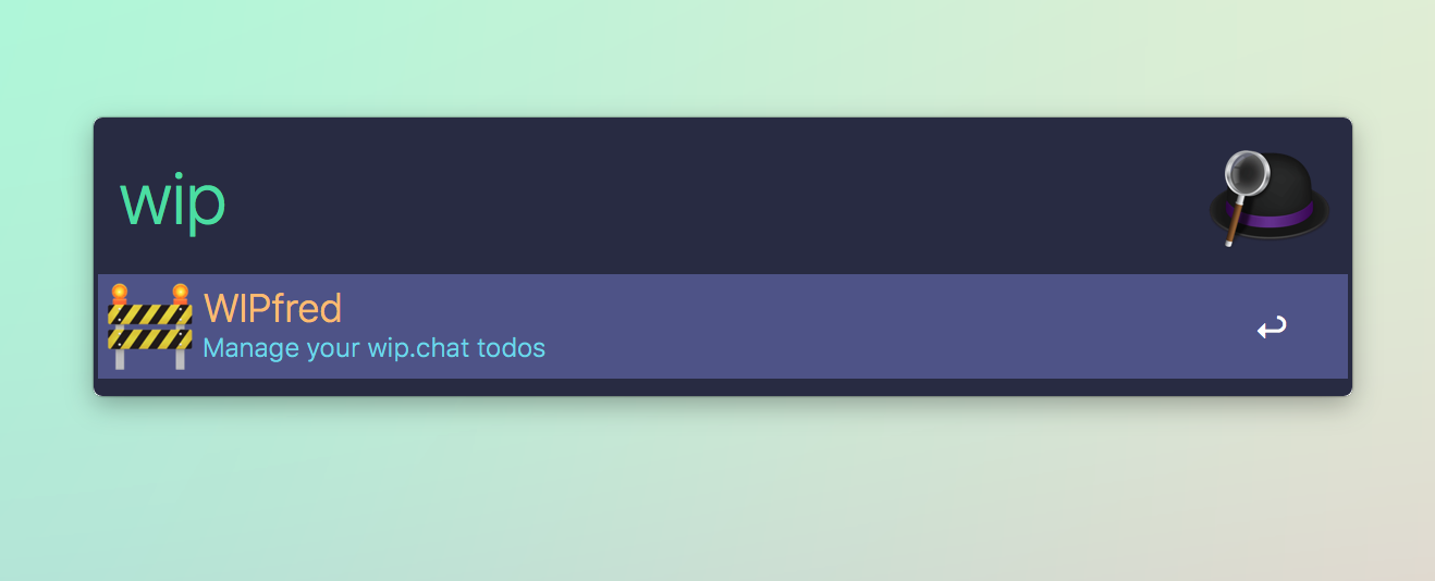 WIPfred gallery image