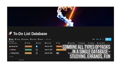 Notion Ultimate To-Do List gallery image