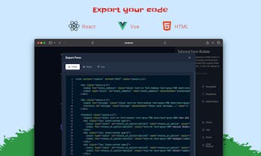 Tailwind Form Builder gallery image