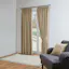 Beige Blackout Curtains Pencil Pleat