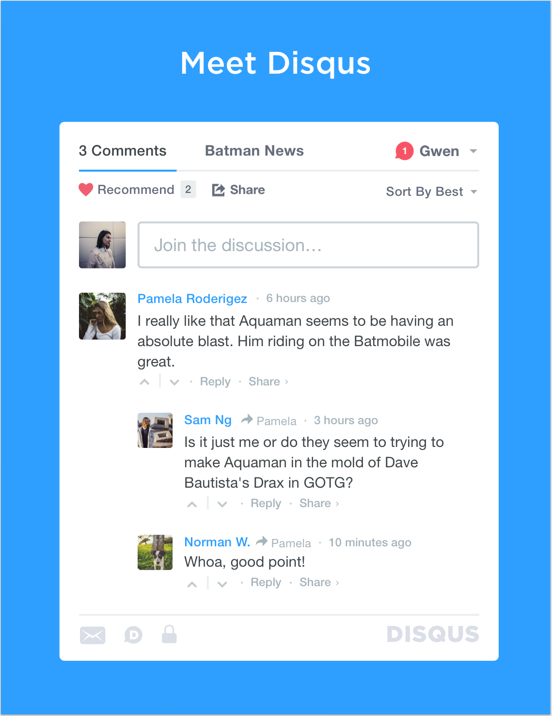 Disqus 3 for WordPress gallery image