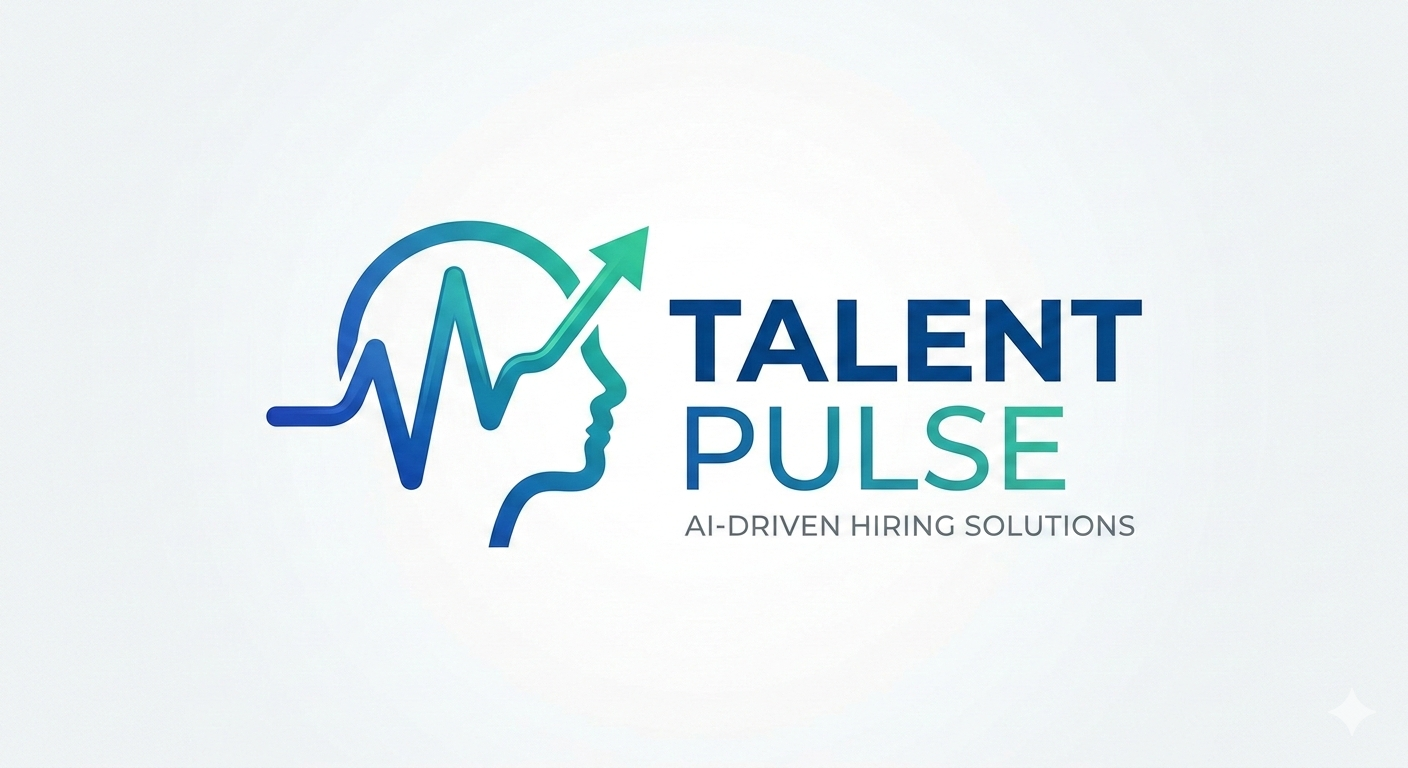 TalentPulse — Hiring Intelligence - Product Hunt launch logo and brand identity