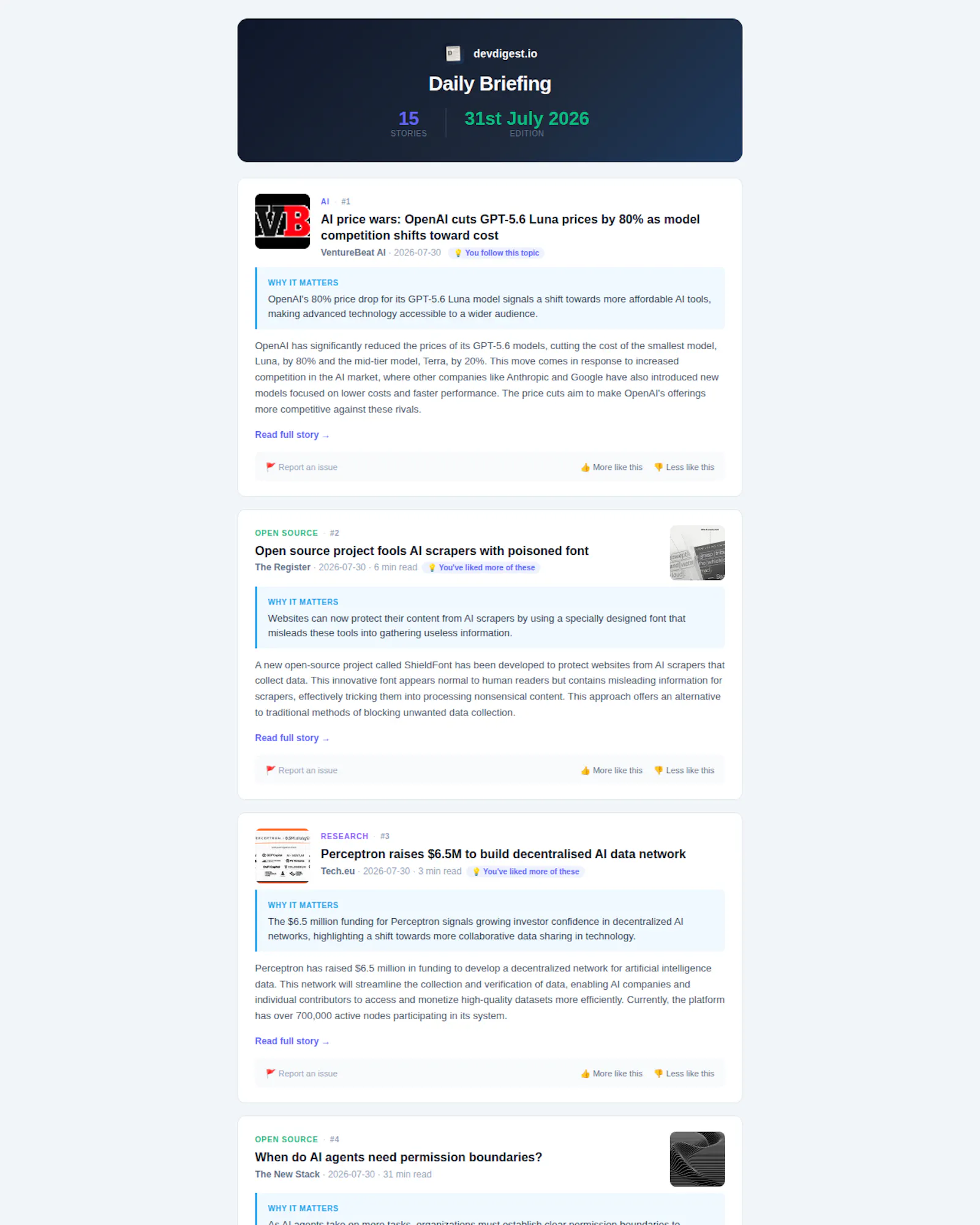 devdigest.io screenshot 2