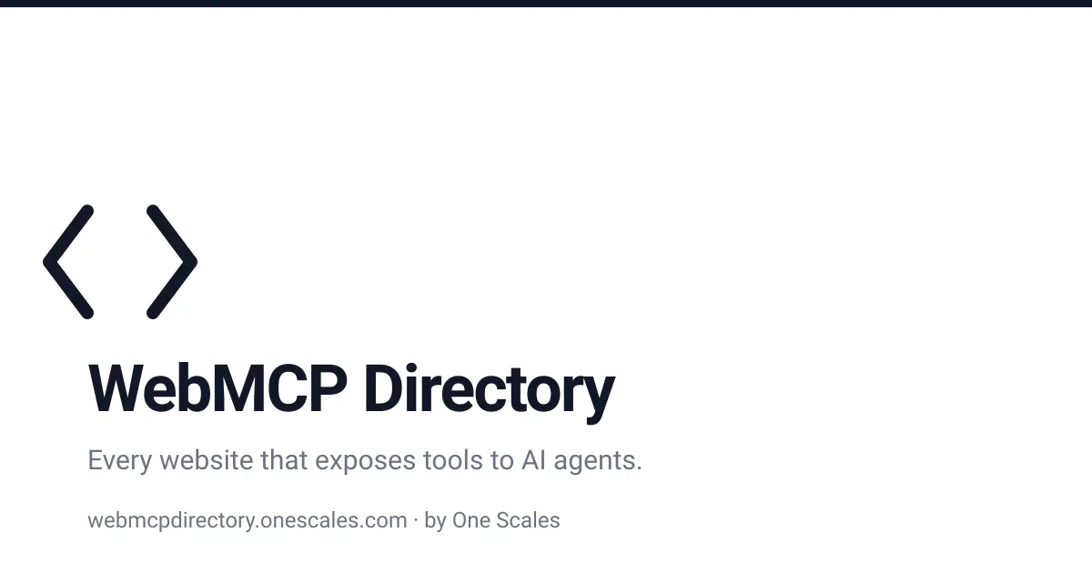 WebMCP Directory gallery image