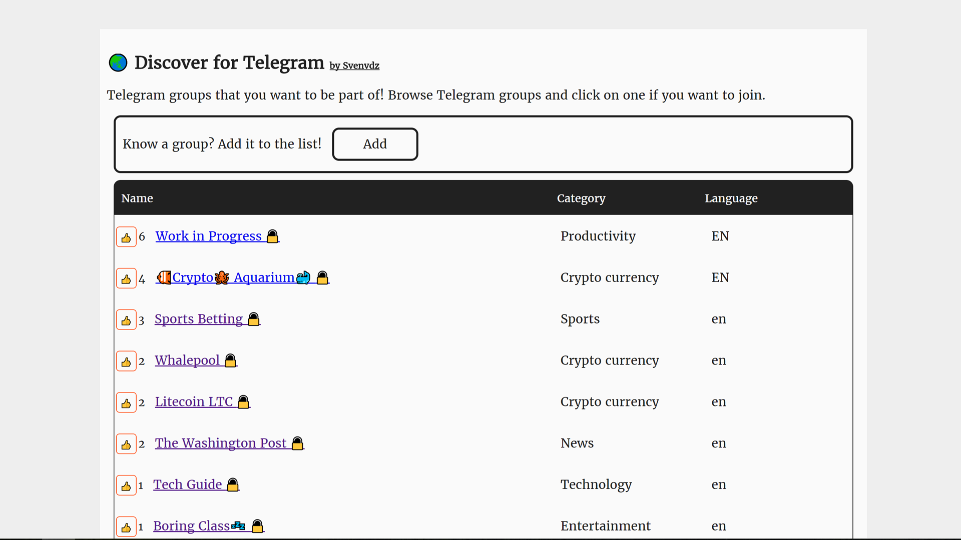 Discover for Telegram gallery image