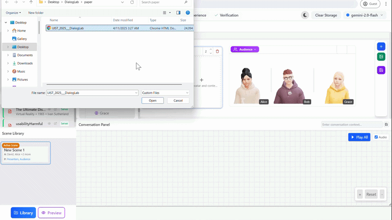 DialogLab - Screenshot 5 showing product features and functionality