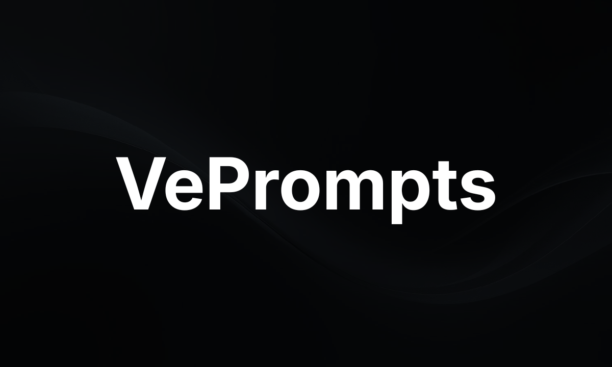 VePrompts: Free Prompt Library & Editor gallery image