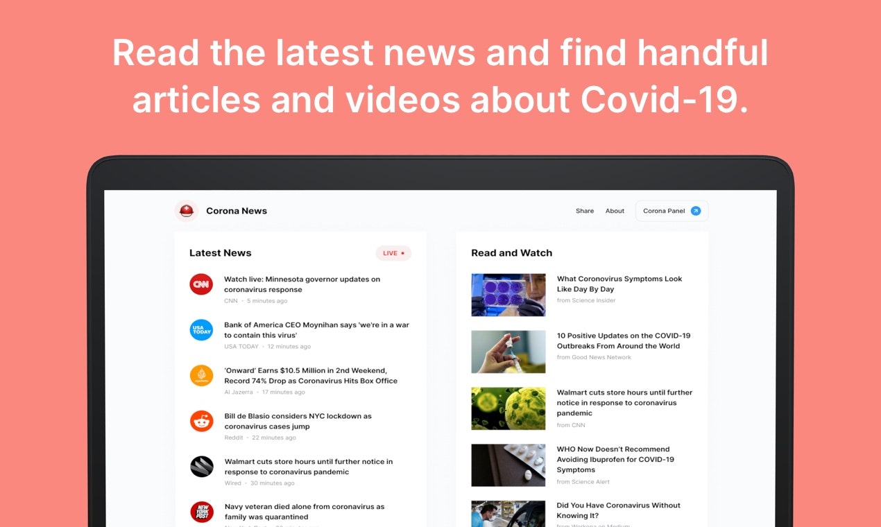 Corona Reader by Panda gallery image