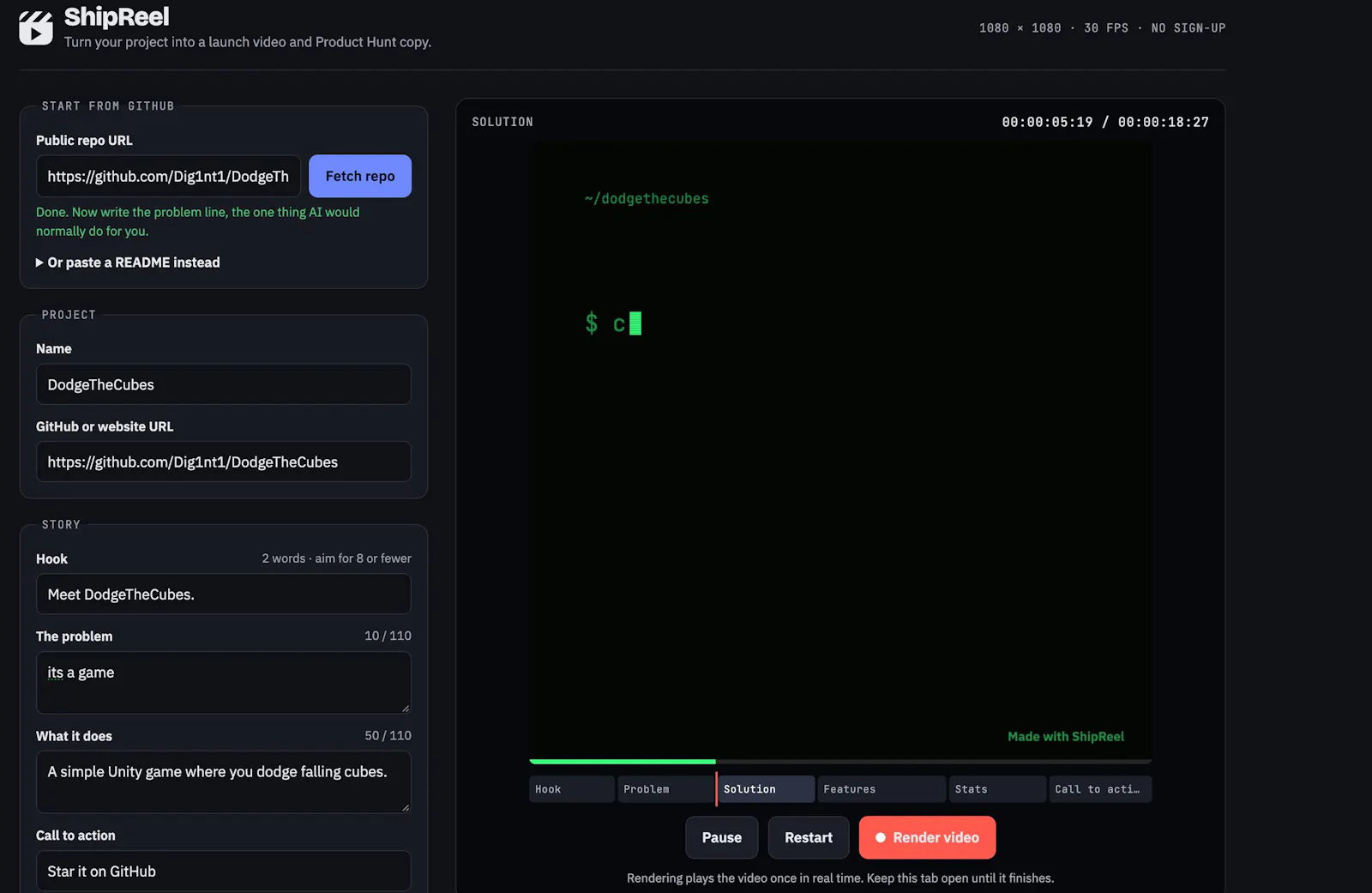 ShipReel screenshot 1