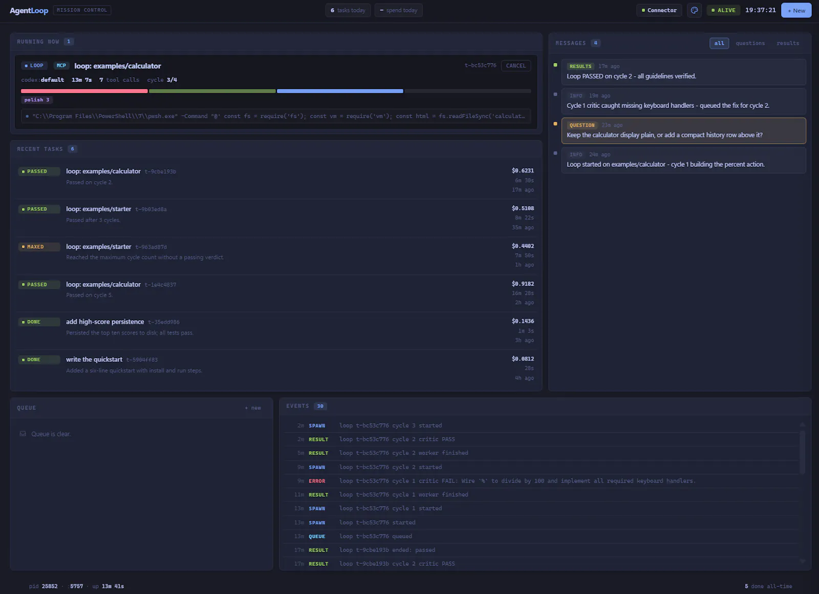 AgentLoop screenshot 3
