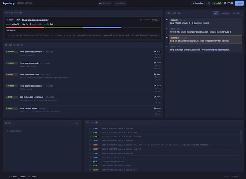 AgentLoop screenshot 3