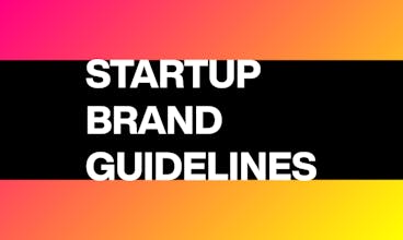Startup Brand Guidelines gallery image