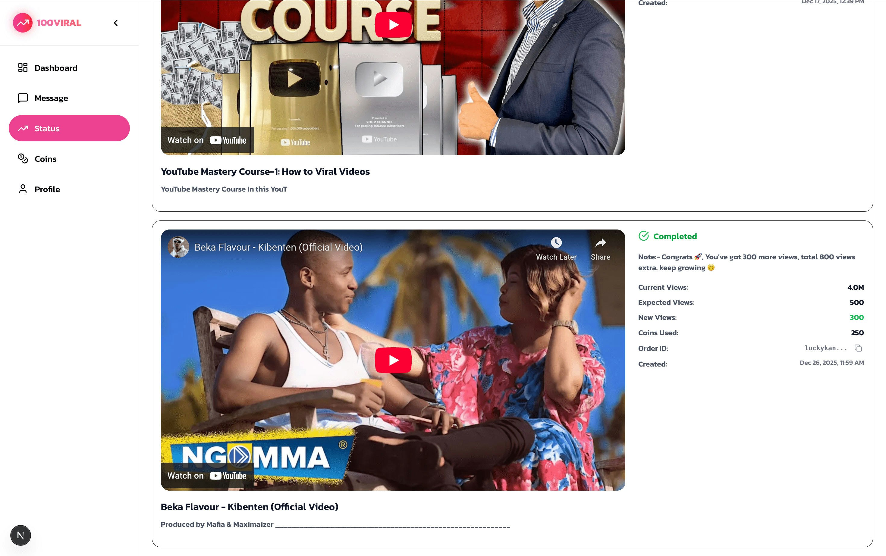 100Viral - Boost YT Views | REAL Views gallery image