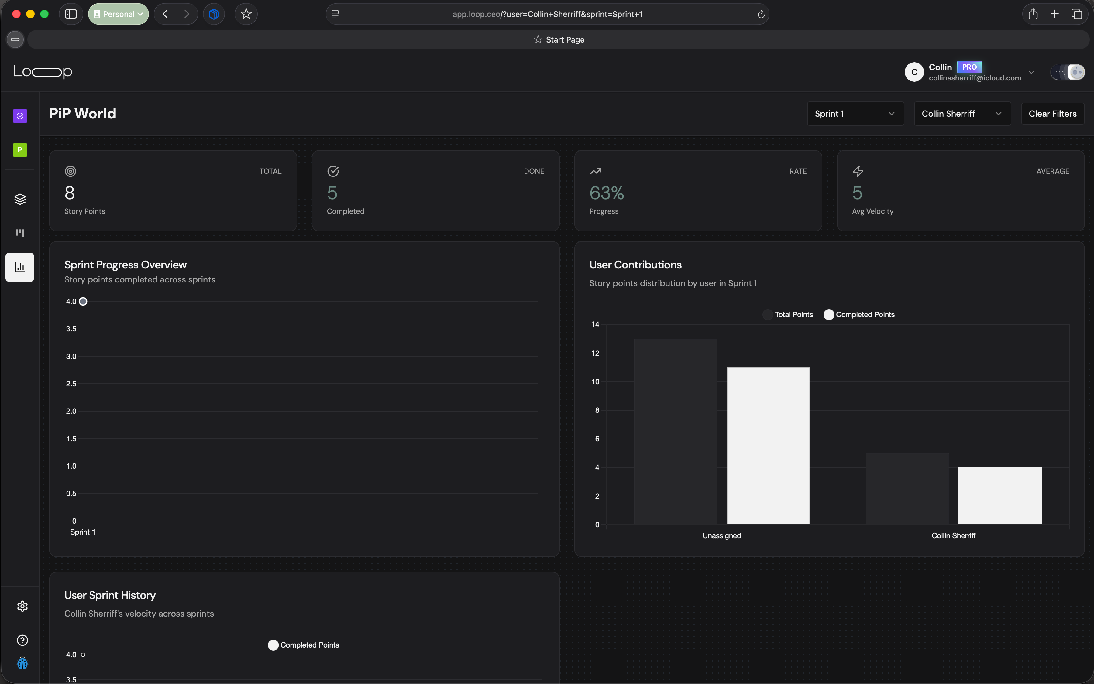 New Loop AI Pro - Main screenshot showing features and interface