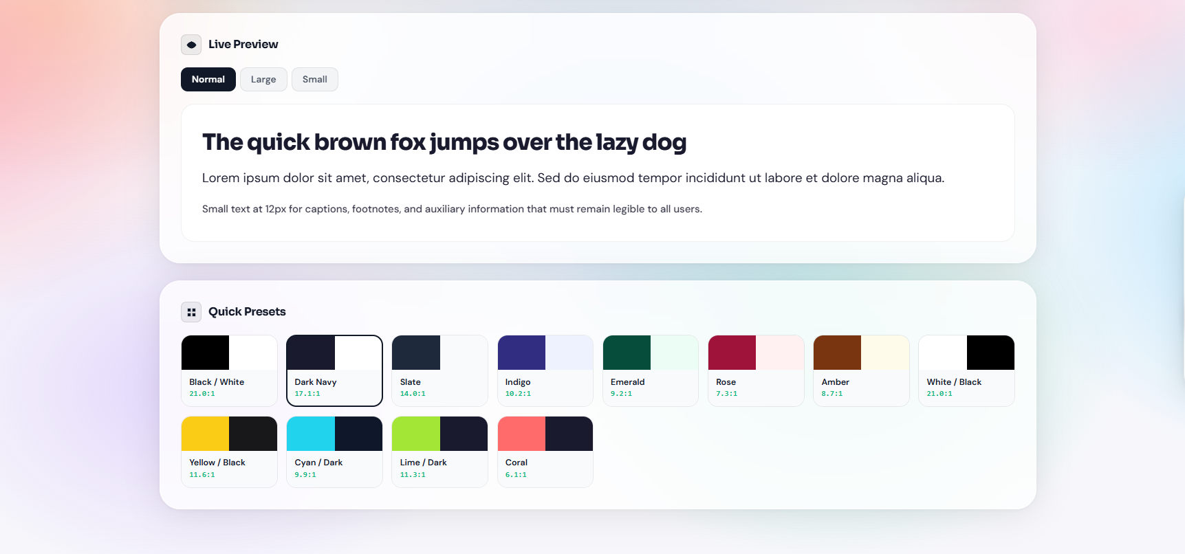 Color Contrast Checker gallery image
