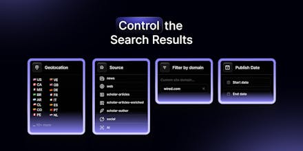 Web search API by Crustdata gallery image