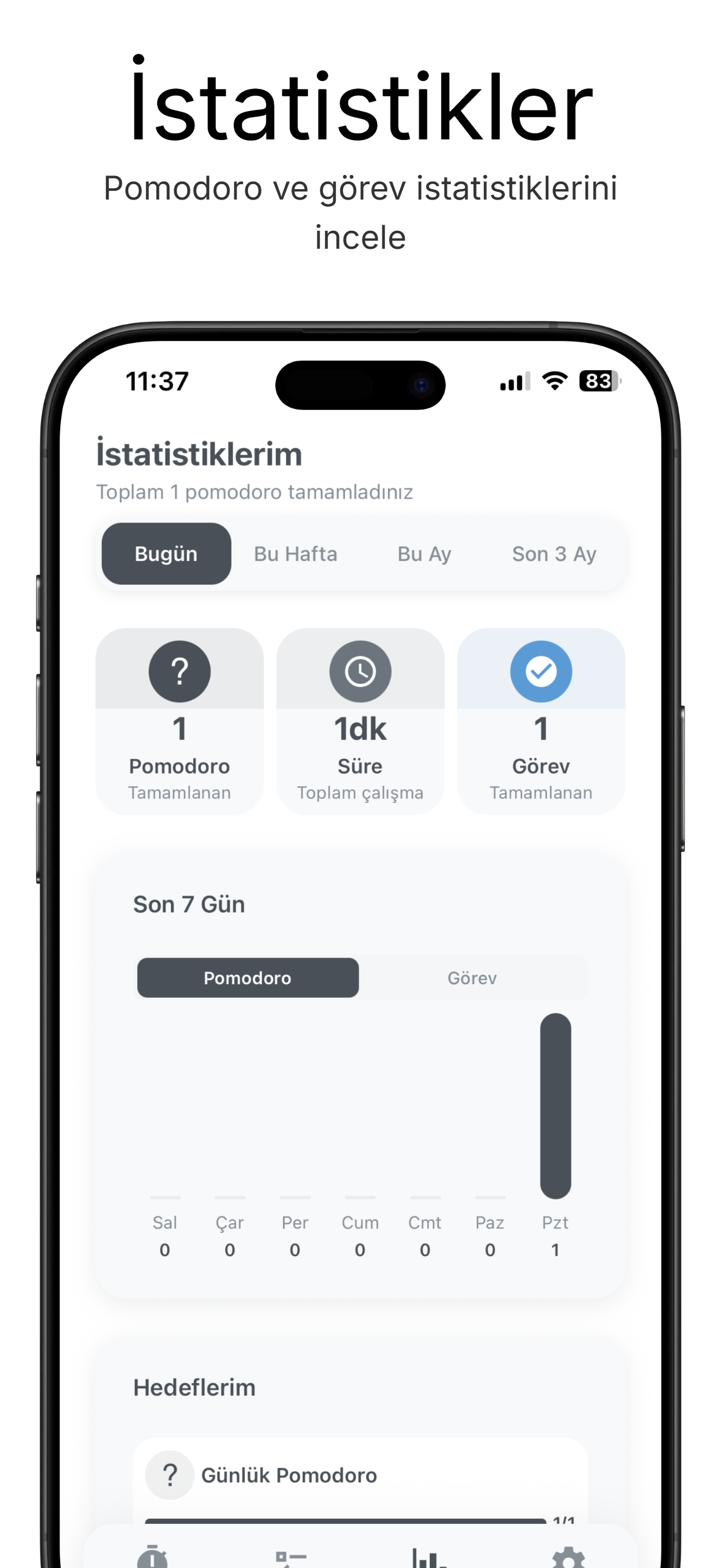 Pomodak - Screenshot 5 showing product features and functionality