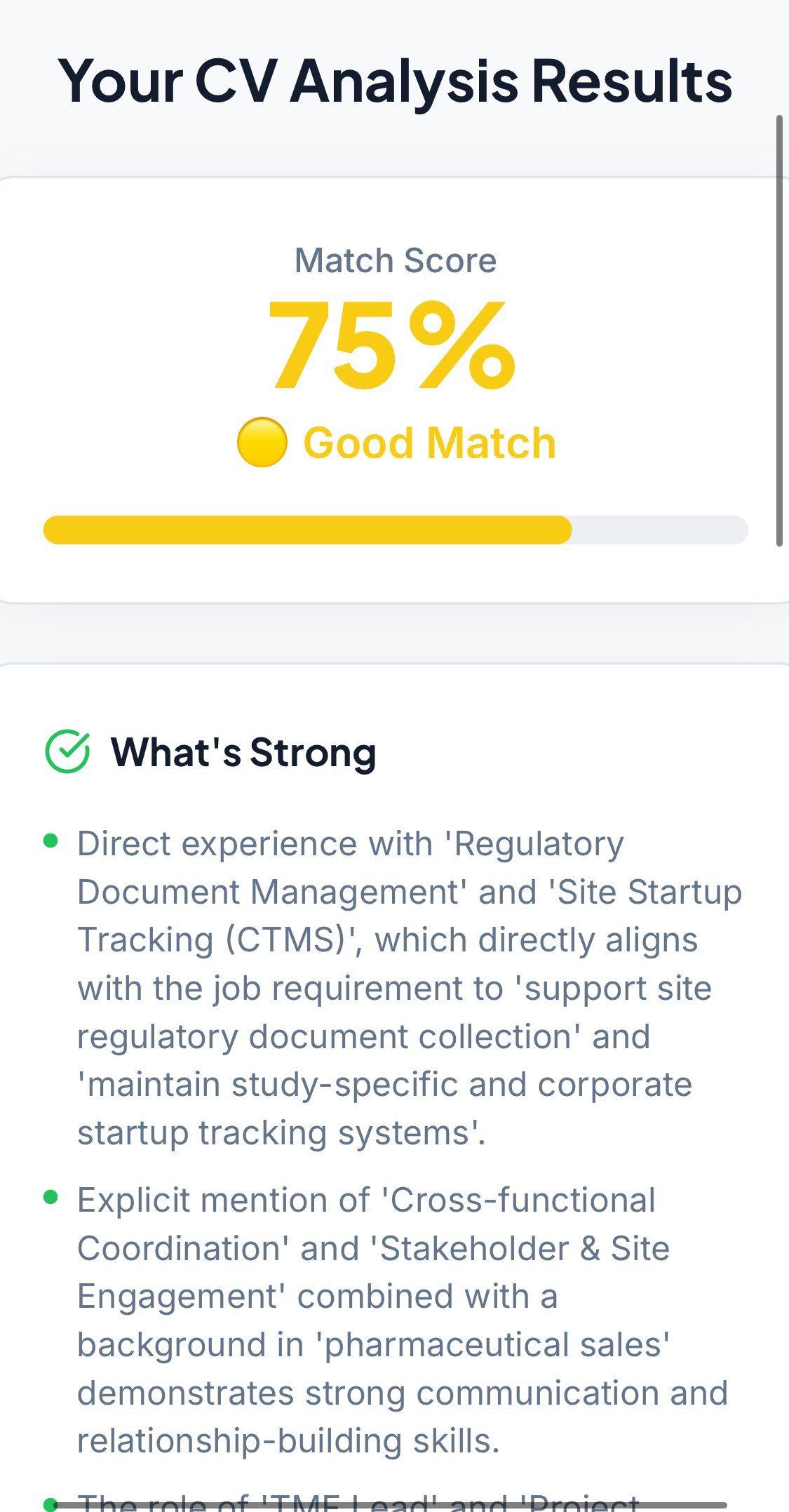CV Optimizer — Match Your CV to Any Job gallery image