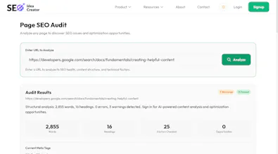 SEO Idea Creator gallery image