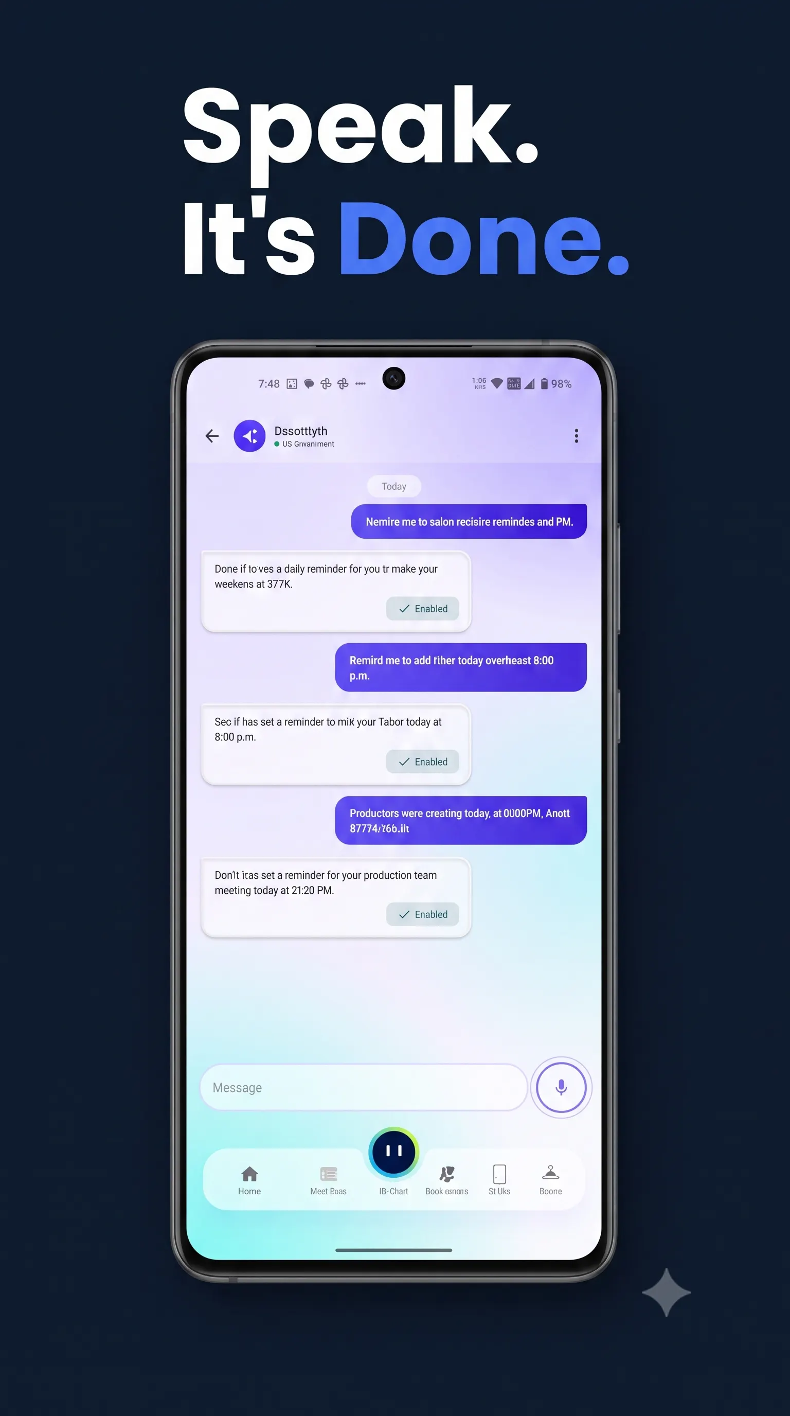 Quantum AI: Voice Task Manager 截图 3