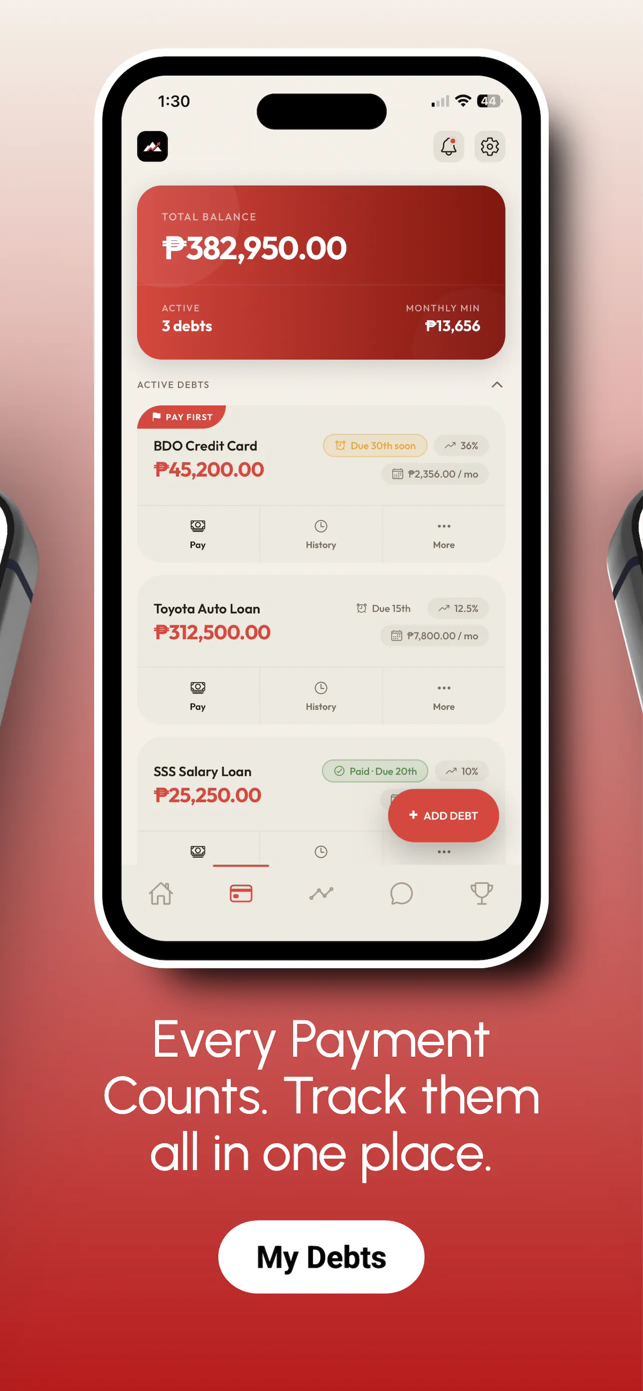 Climb - Debt Tracker gallery image