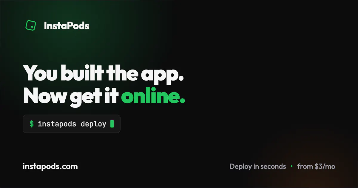 InstaPods gallery image
