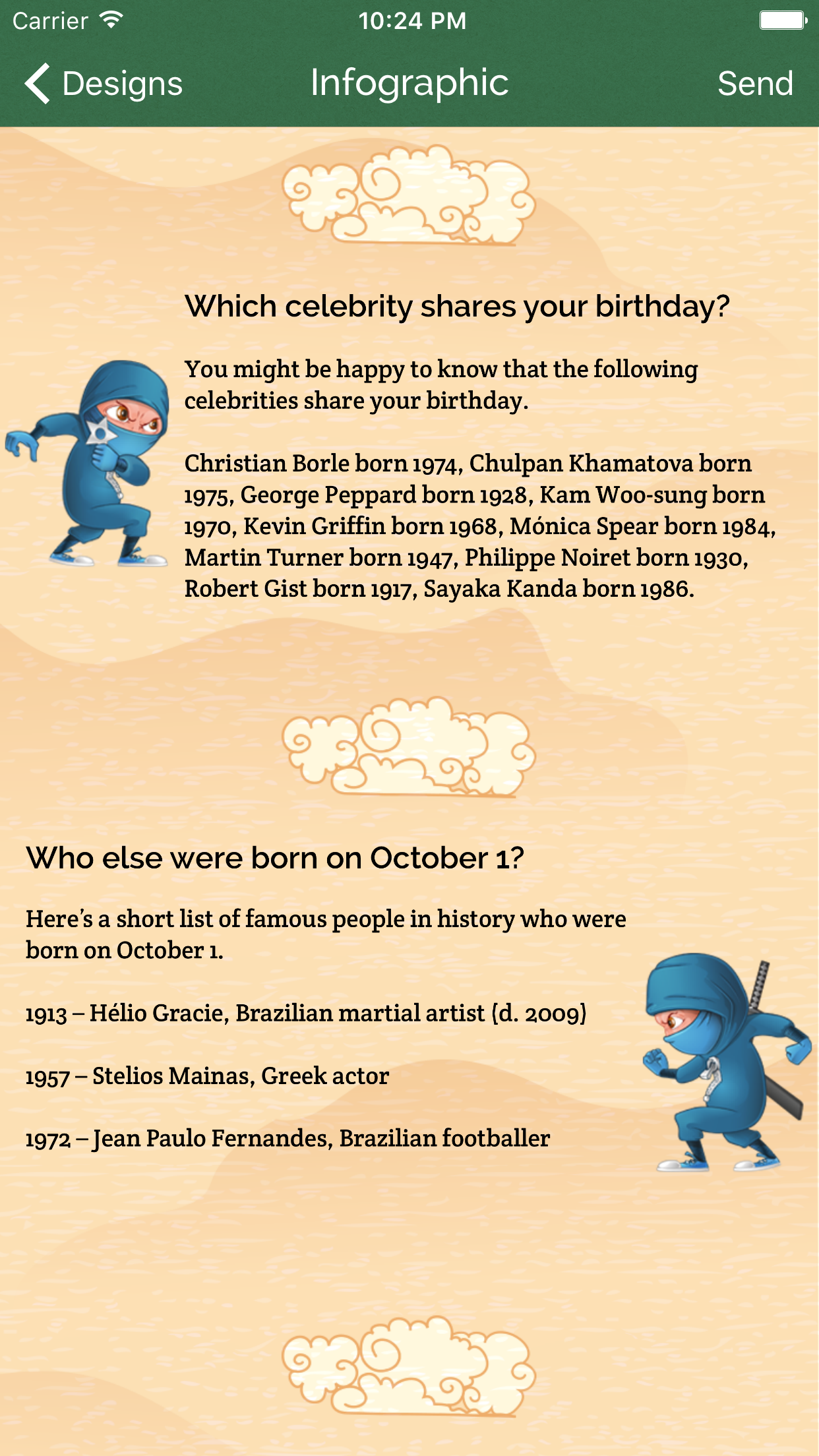 MyBirthday.Ninja gallery image