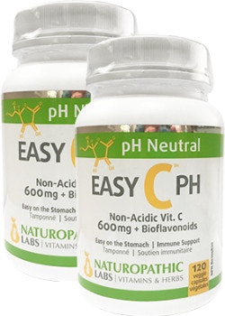 EASY-C PH 600MG - 120 + 120 VCAPS
