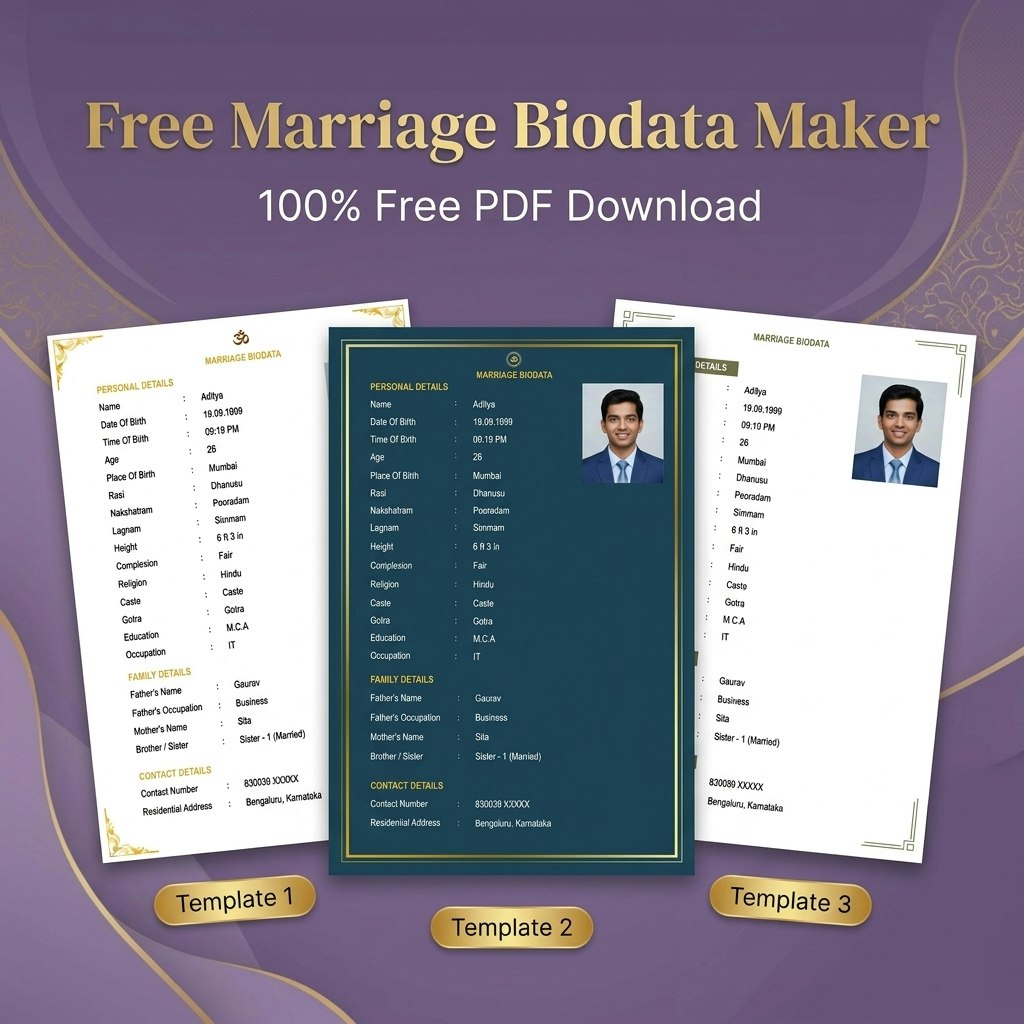 FreeBiodataMaker.app gallery image