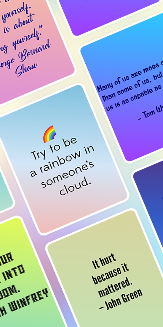 Rangin: Gradient Status Quotes Maker  gallery image