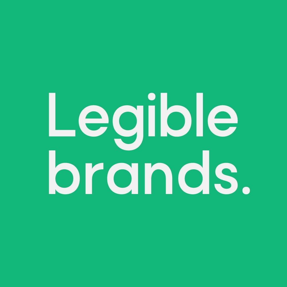 Legible brands logo