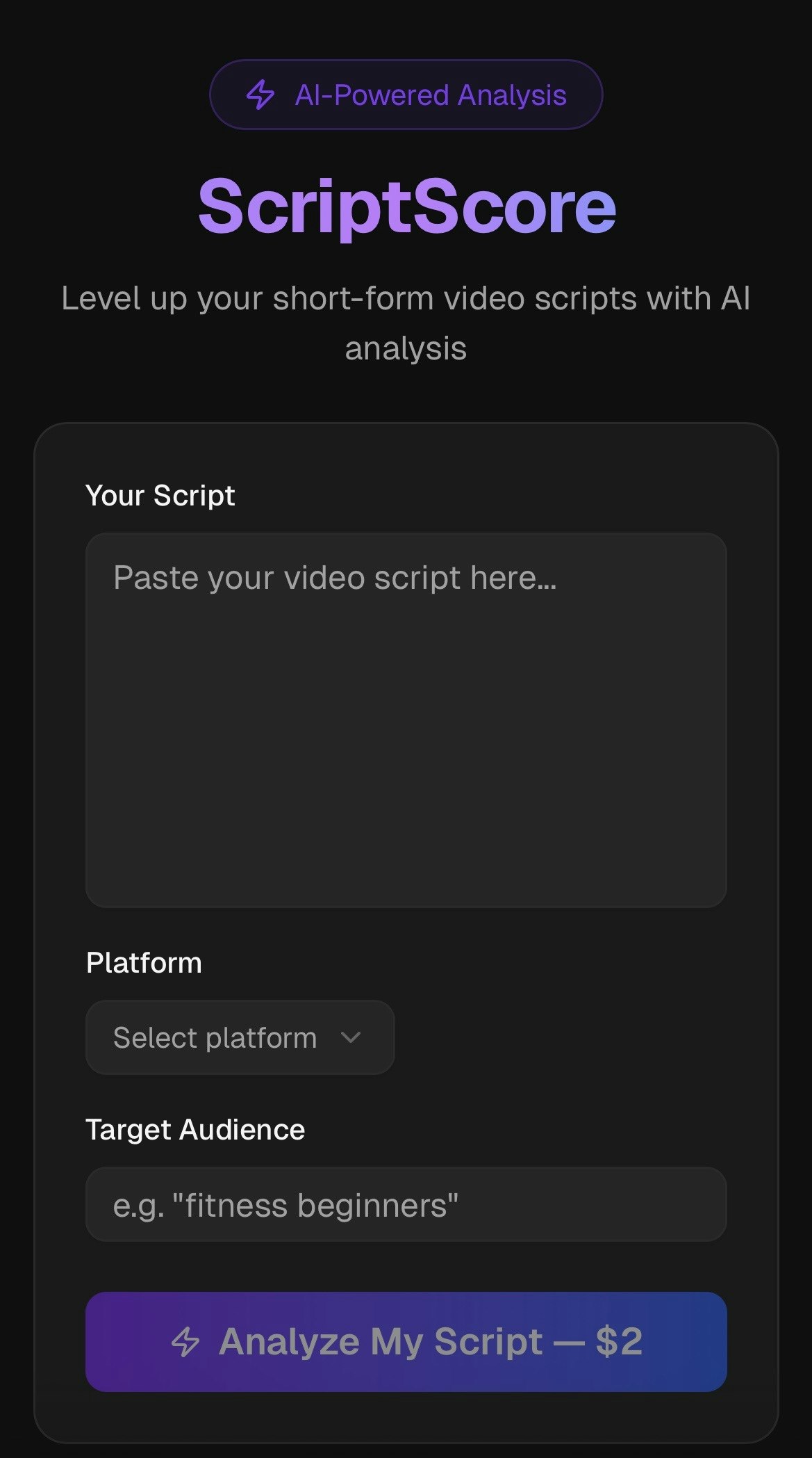 ScriptScore gallery image