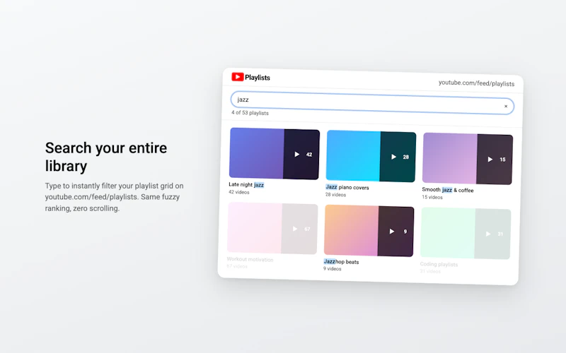 YouTube Playlist Search screenshot 3