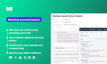 BEN - Gong for CSM teams! gallery image