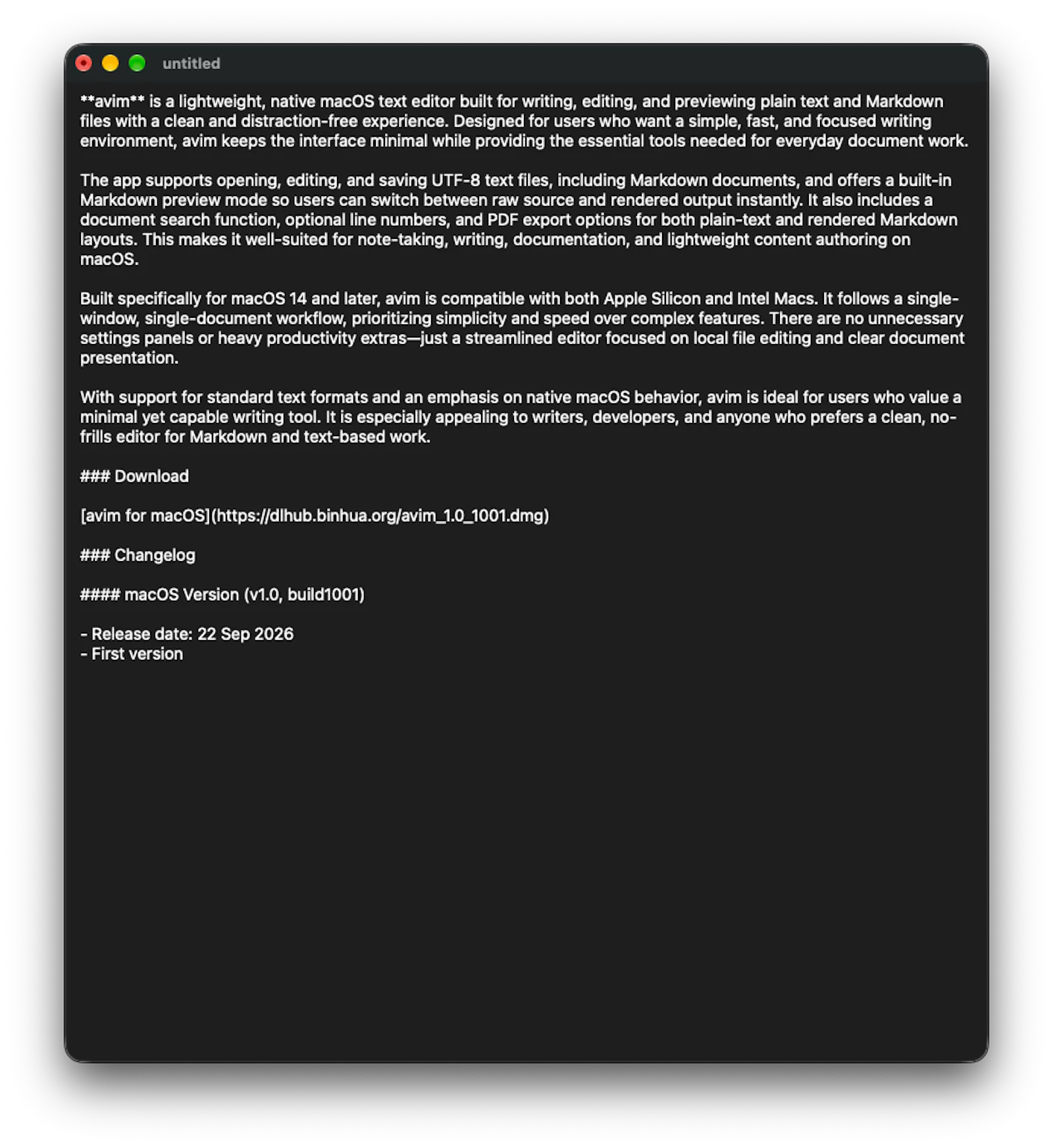 avim screenshot 1