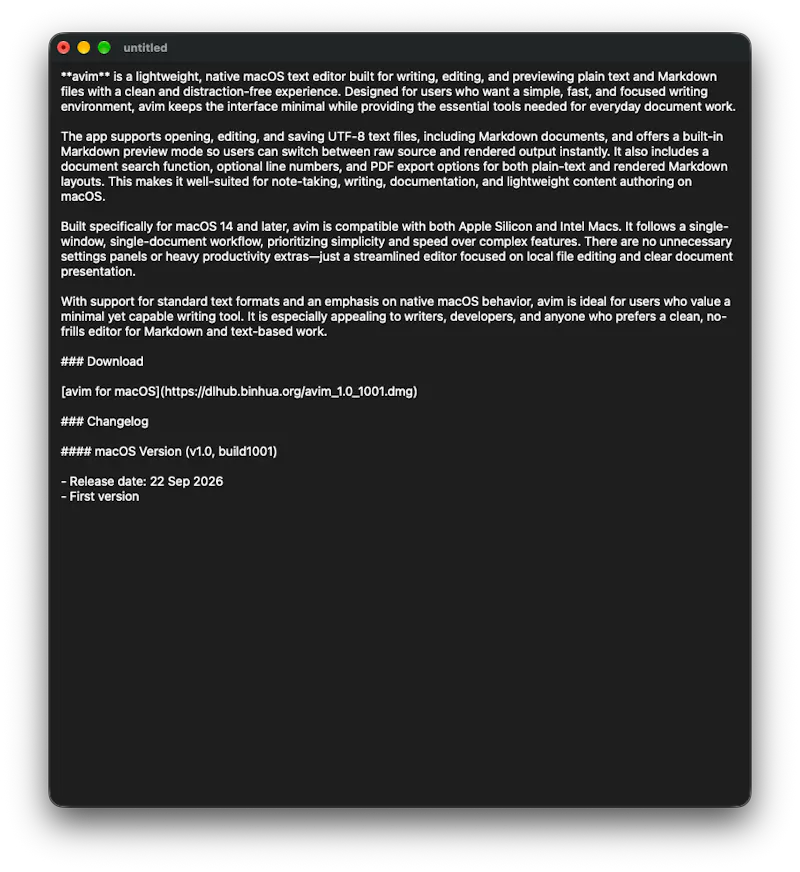 avim screenshot 1