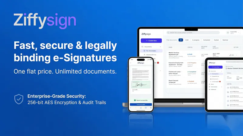 Ziffysign screenshot 1