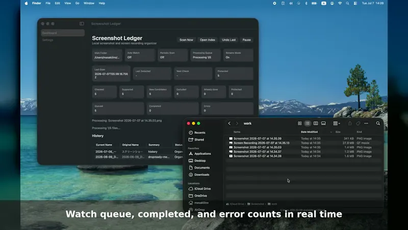 Screenshot Ledger screenshot 1 (video preview)
