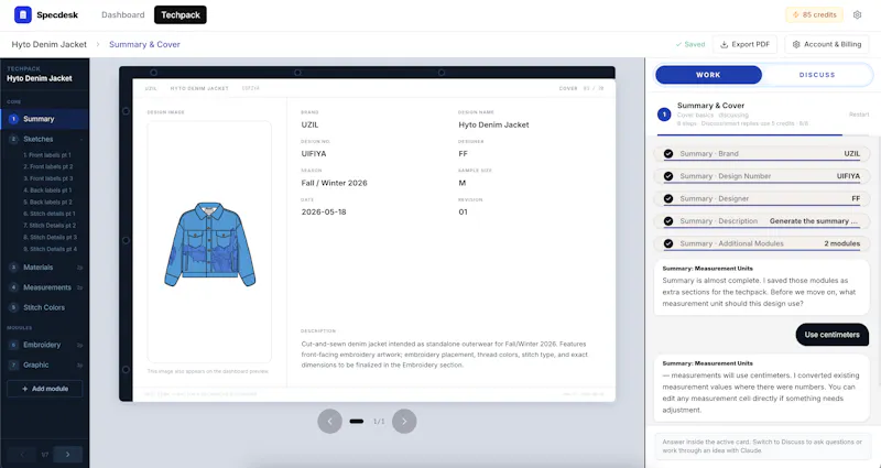 Specdesk screenshot 4