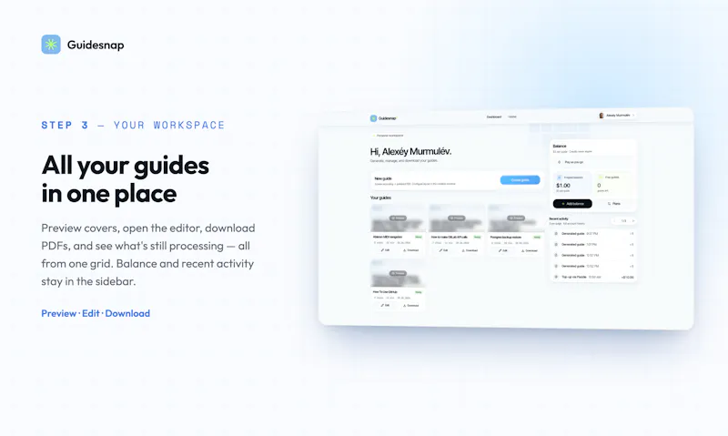 Guidesnap screenshot 4