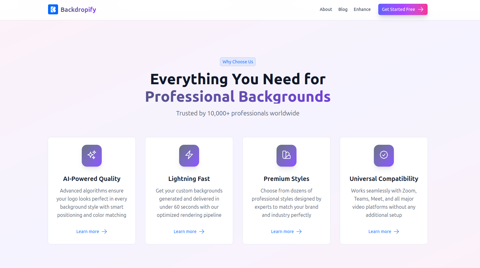 Backdropify gallery image