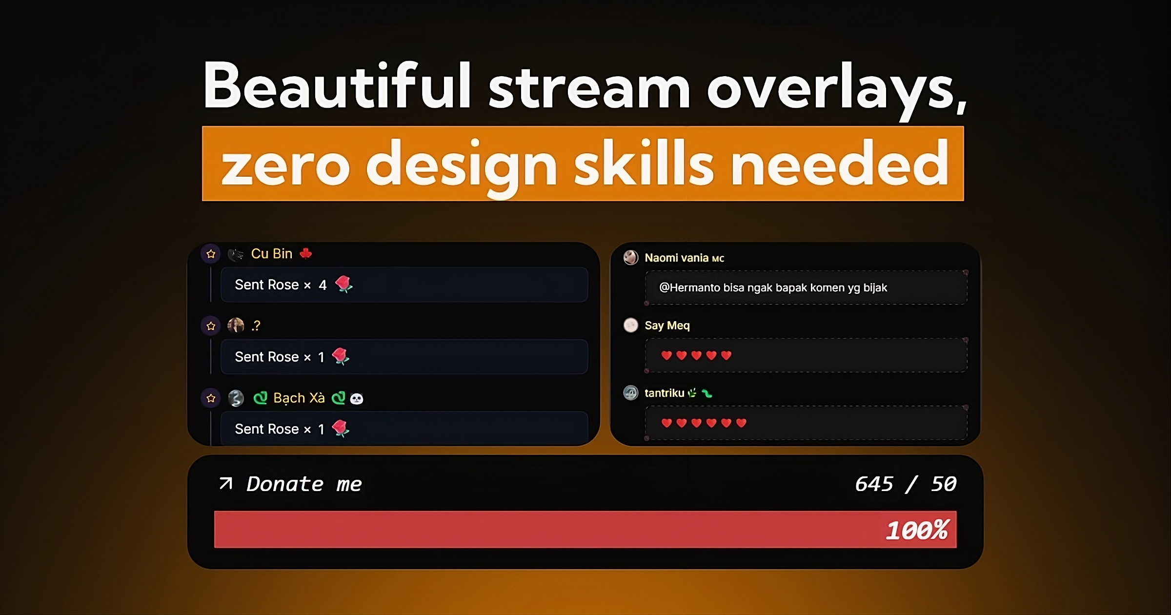LiveForge - Konzentrieren Sie sich auf Ihre Tiktok -Zuschauer, nicht auf Ihr Stream -Setup Medien 2