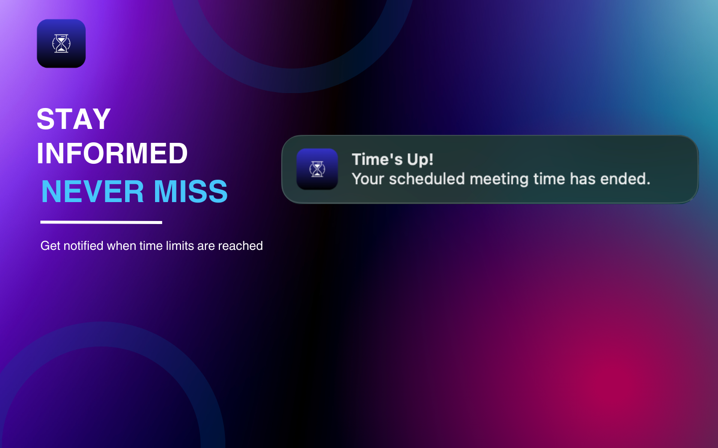 Moderator: Smart meeting timer for macOS gallery image