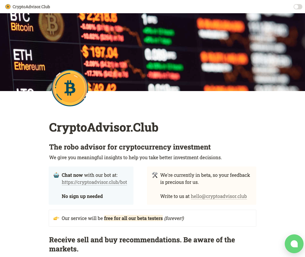 CryptoAdvisor.Club gallery image