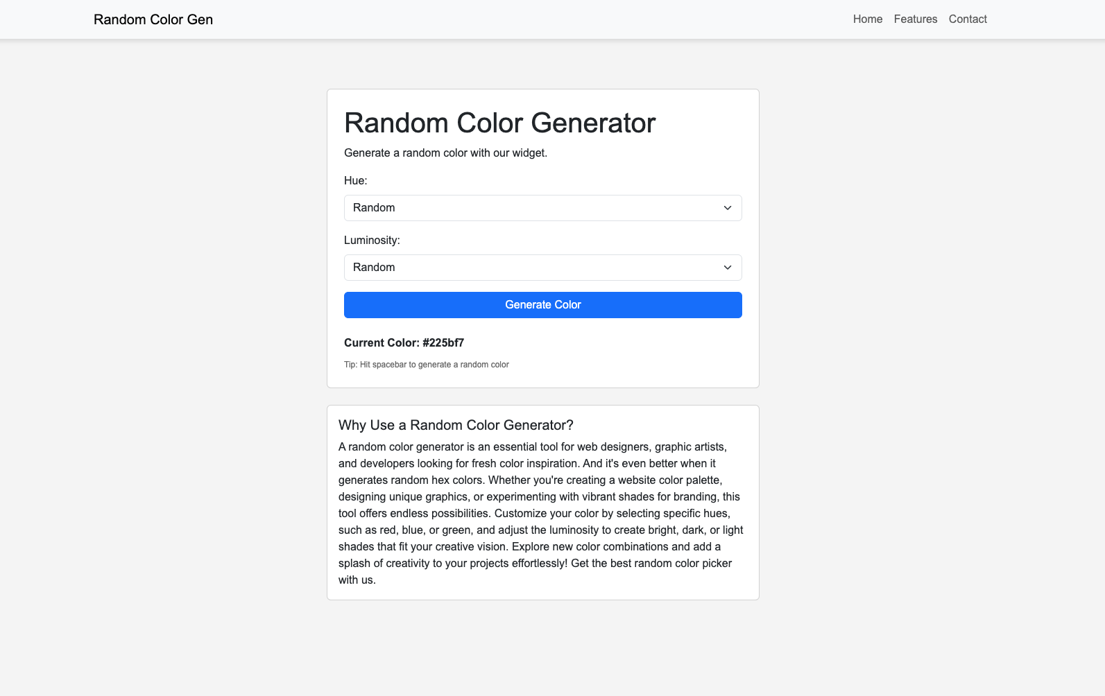 randomcolorgen - Genere un color aleatorio para sus diseños media 1