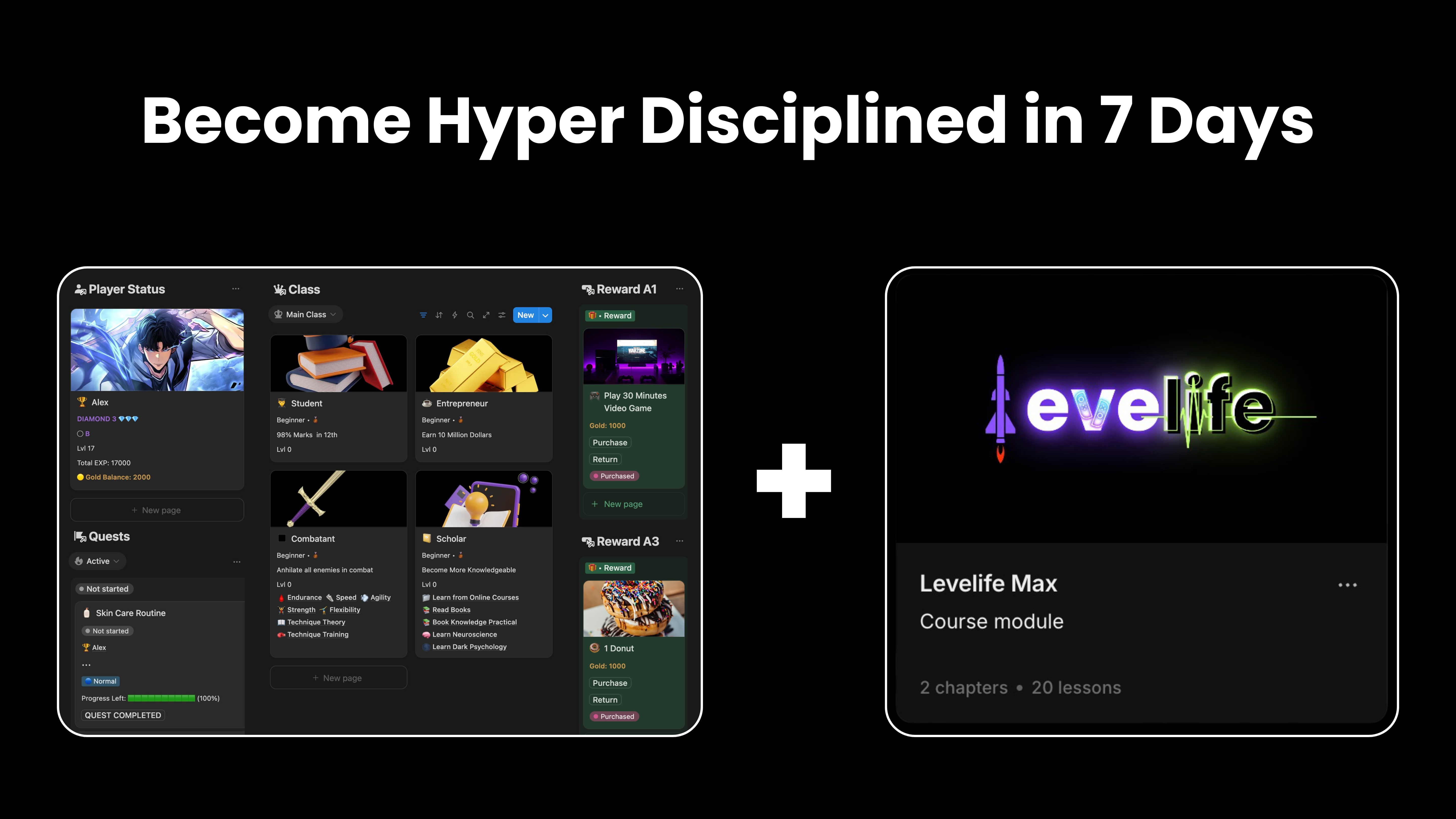 Levelife - Screenshot 2 showing product features and functionality