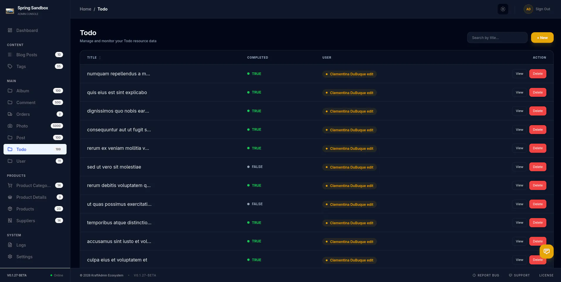 KraftAdmin gallery image