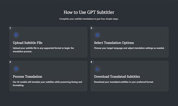 GPT Subtitler gallery image